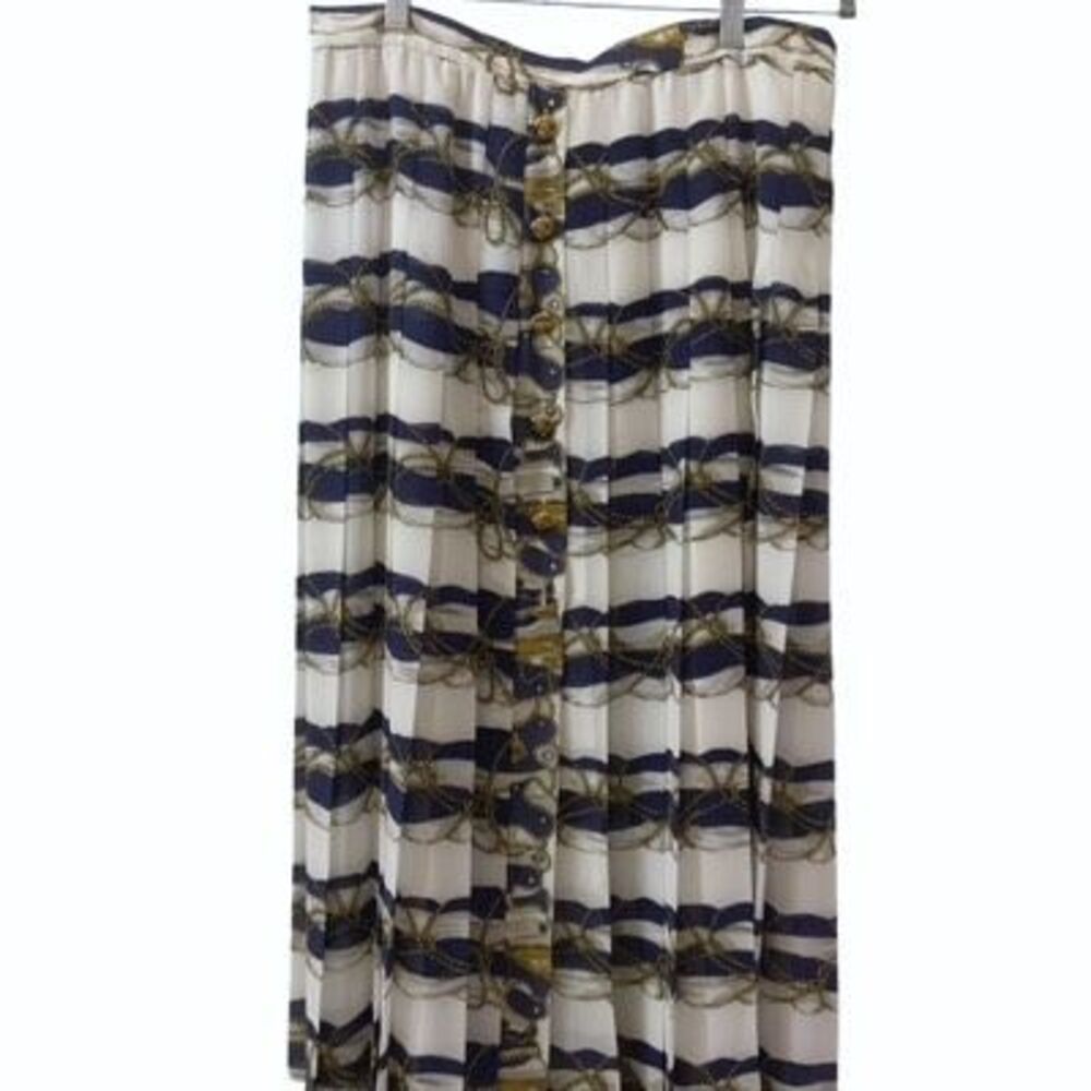 Louis Feraud Nautical Skirt Size 12